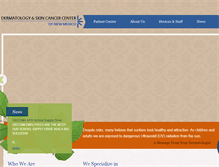 Tablet Screenshot of nmdermcenter.com
